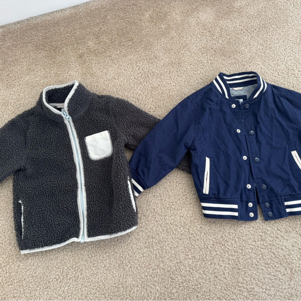 Two toddler jackets